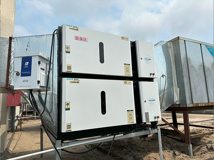 蔚頓助力比亞迪食堂油煙